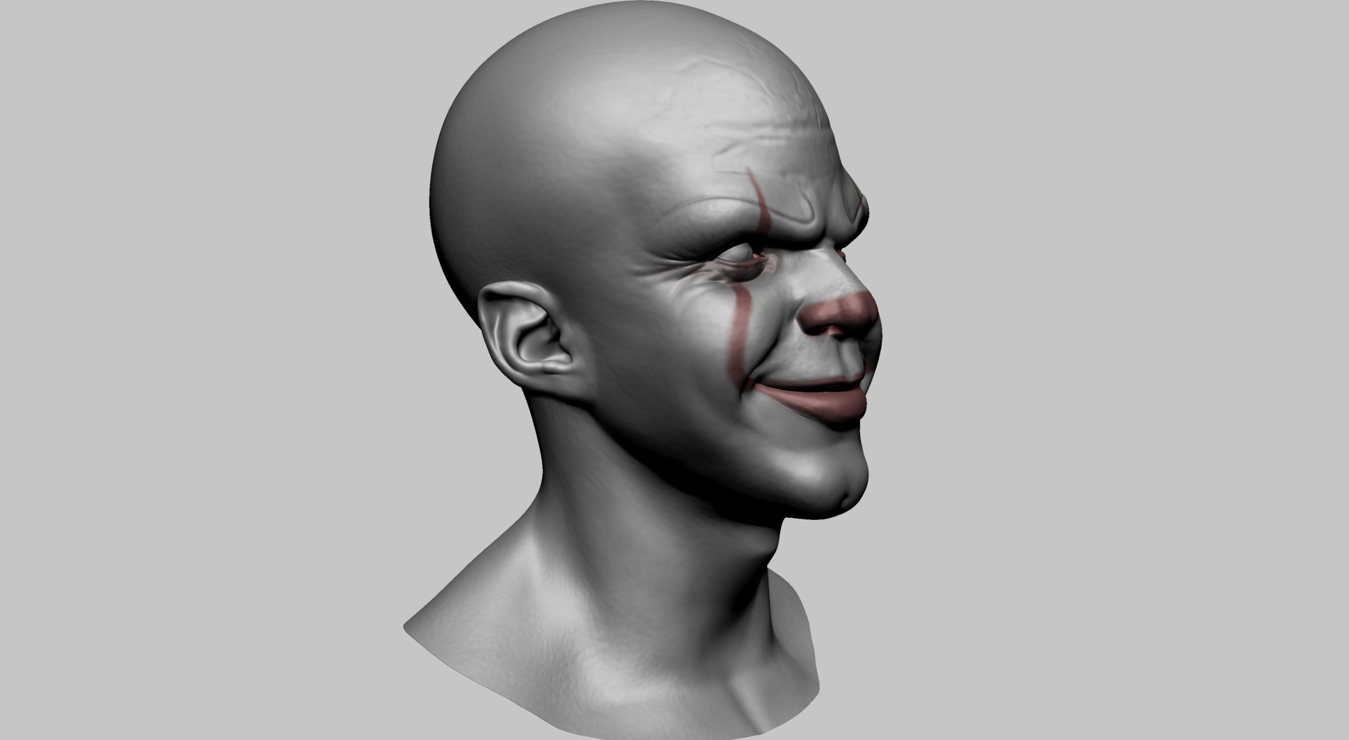 Pennywise Head A 3D model_3