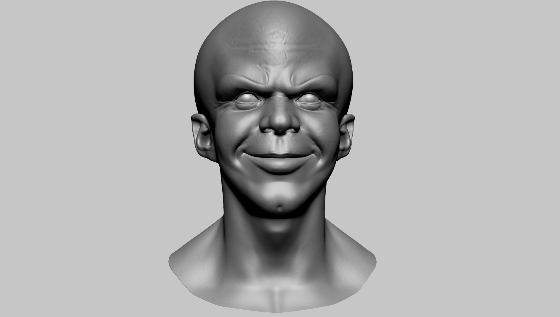 Pennywise Head A 3D model_2