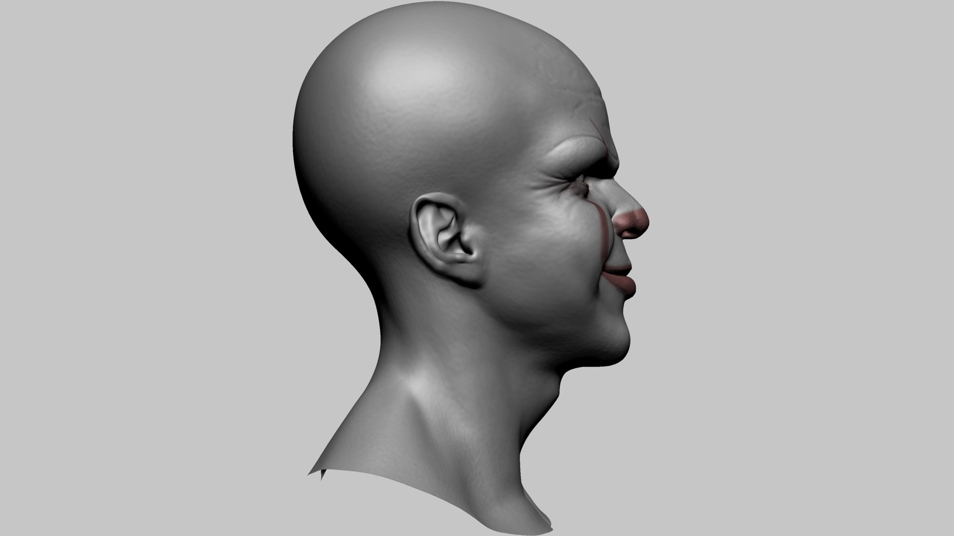 Pennywise Head A 3D model_4