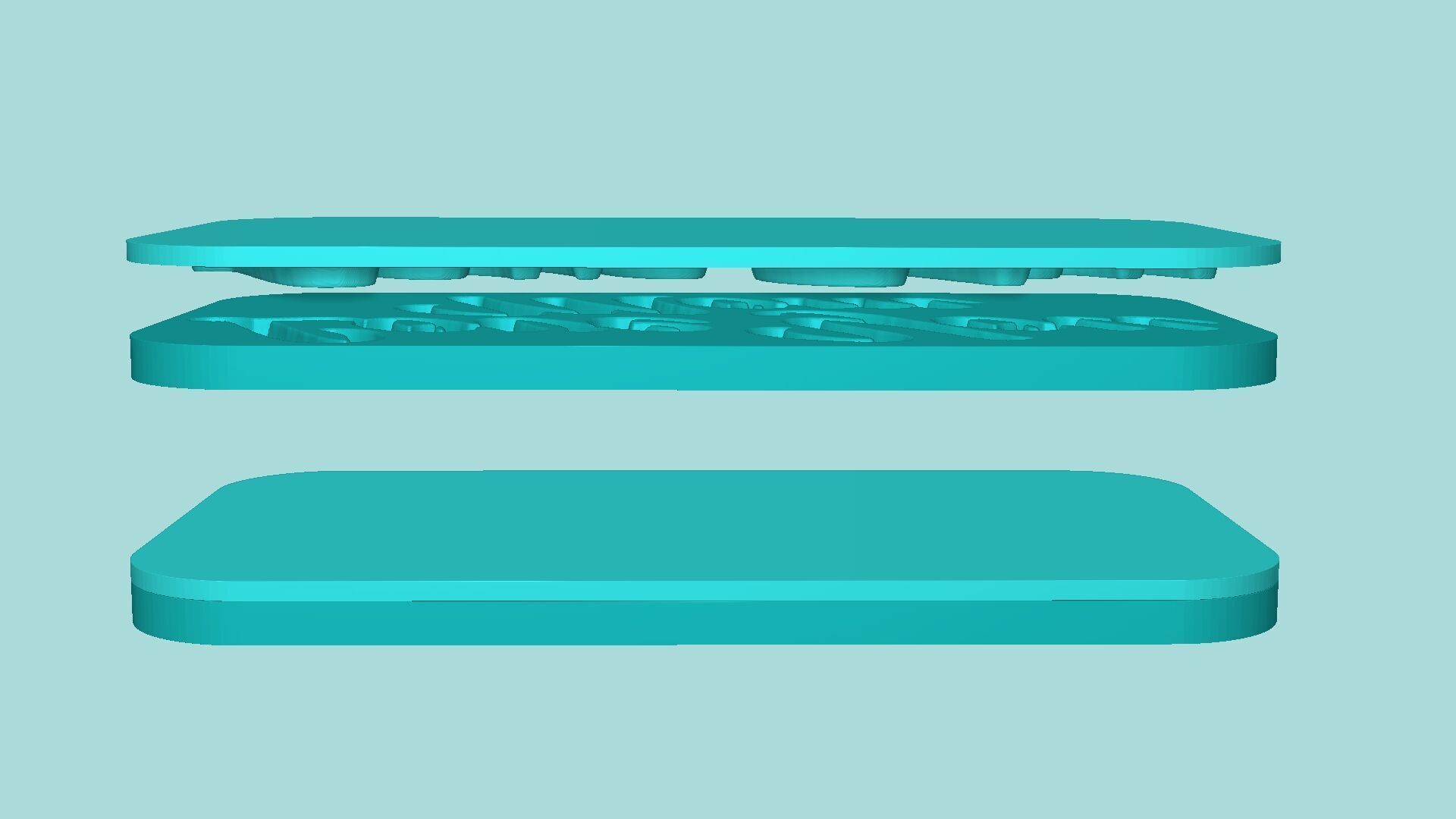 Love You Mom - Phrase Mold - Maker Template 3D print model_8