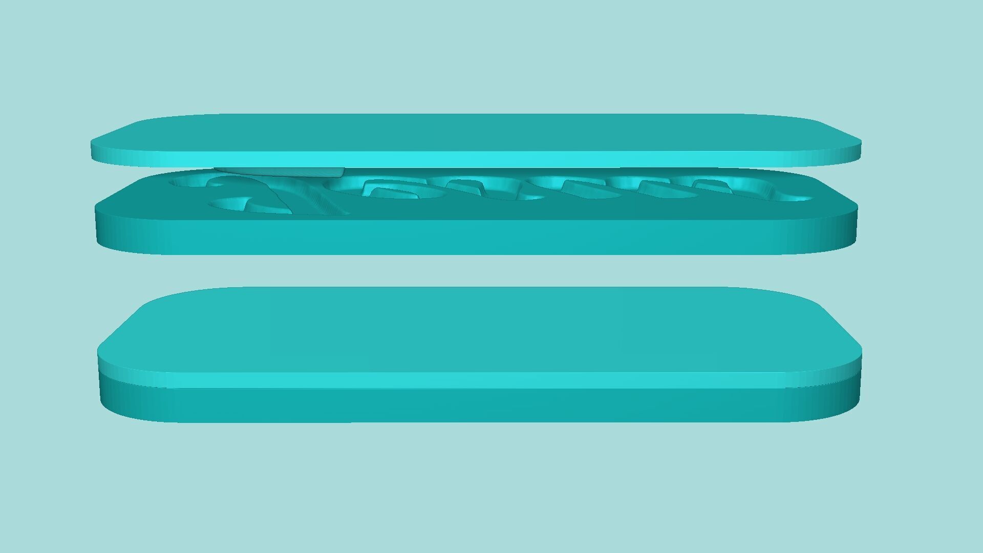 Jesus - Word Mold - Phrase Maker Template 3D print model_8