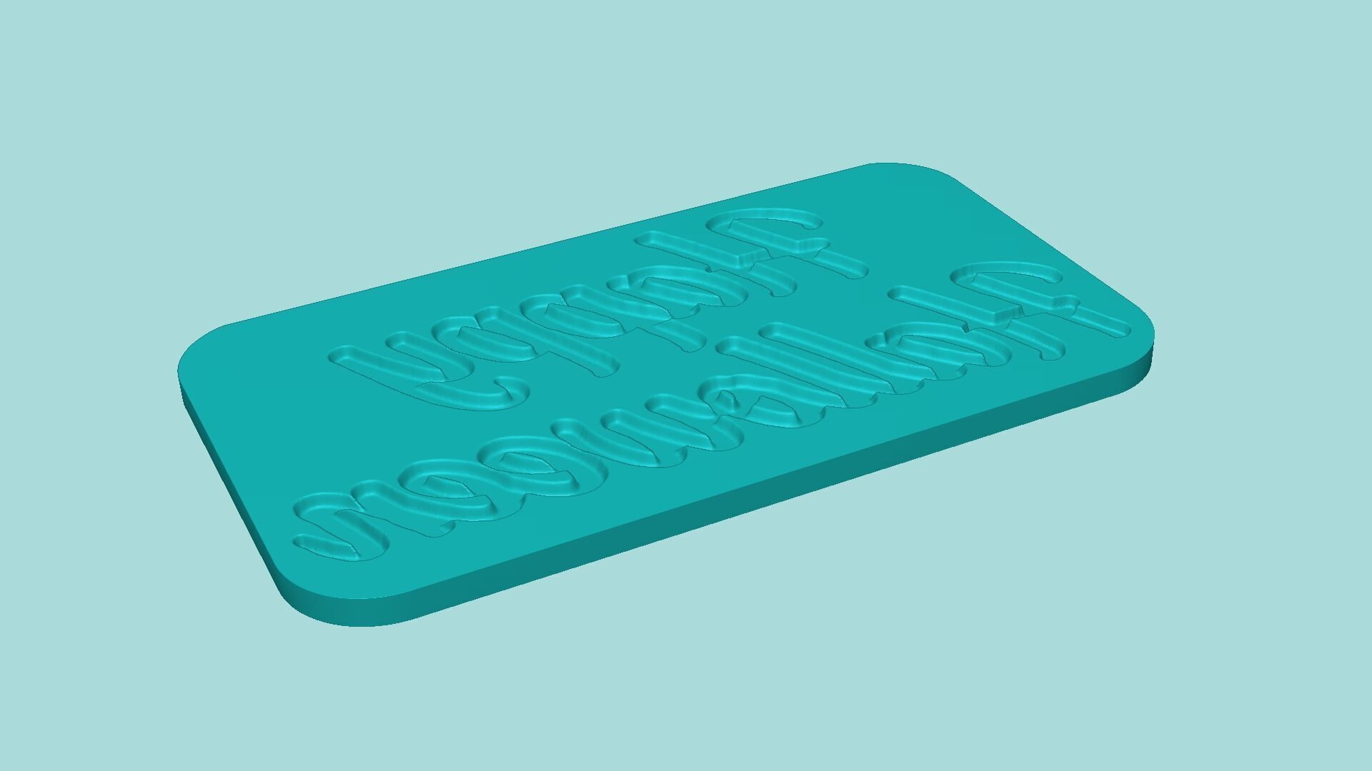 Happy Halloween - Phrase Mold - Maker Template 3D print model_4