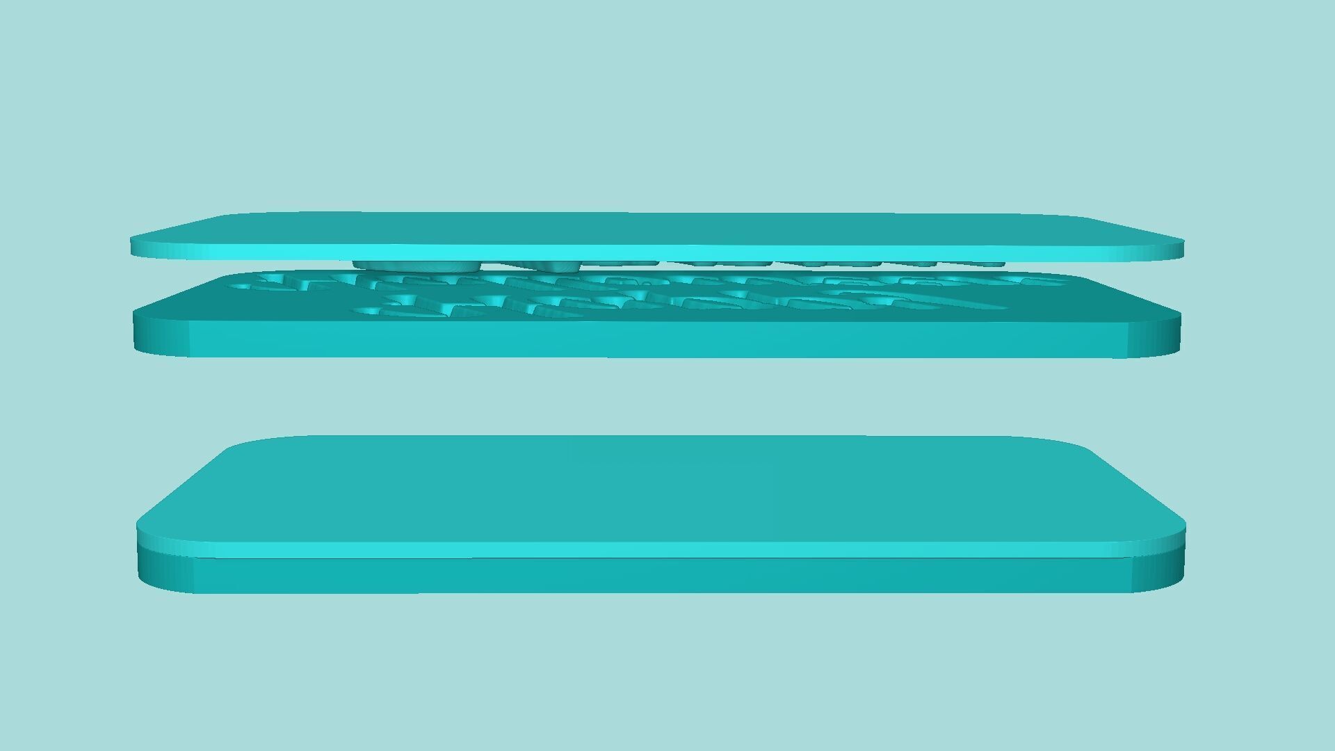 Happy Halloween - Phrase Mold - Maker Template 3D print model_8