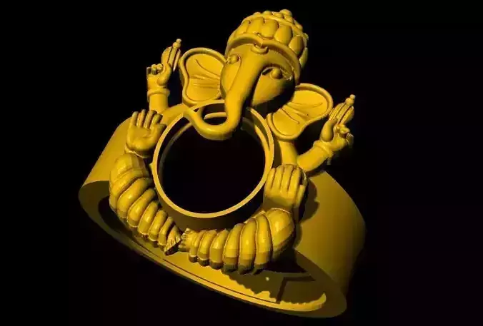 ganesh ring  3dm file