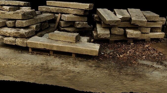 construction site 3D model