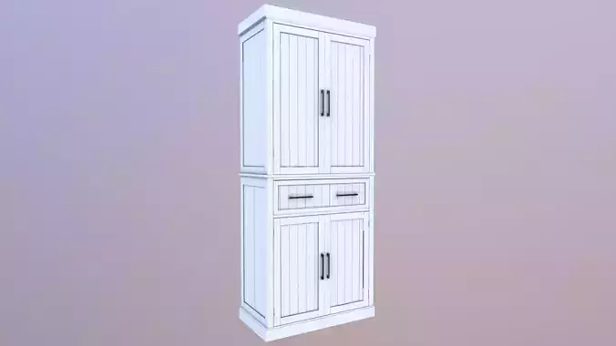 Modern white cabinet
