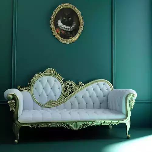 French Style Pune Settee Sofa - Chesterfield Surface