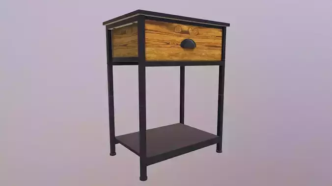 Wooden Side Table
