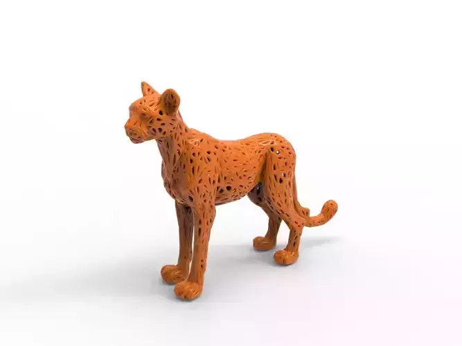 Cheetah Voronoi Style