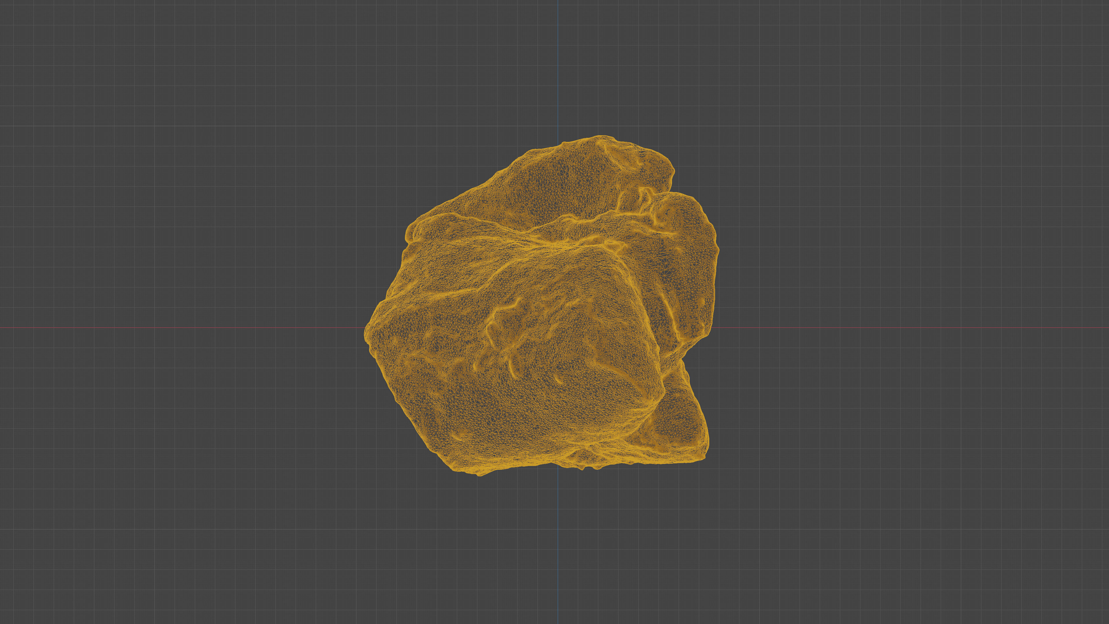 Scanned shashlik BBQ Meat on stick Low-poly 3D model_52