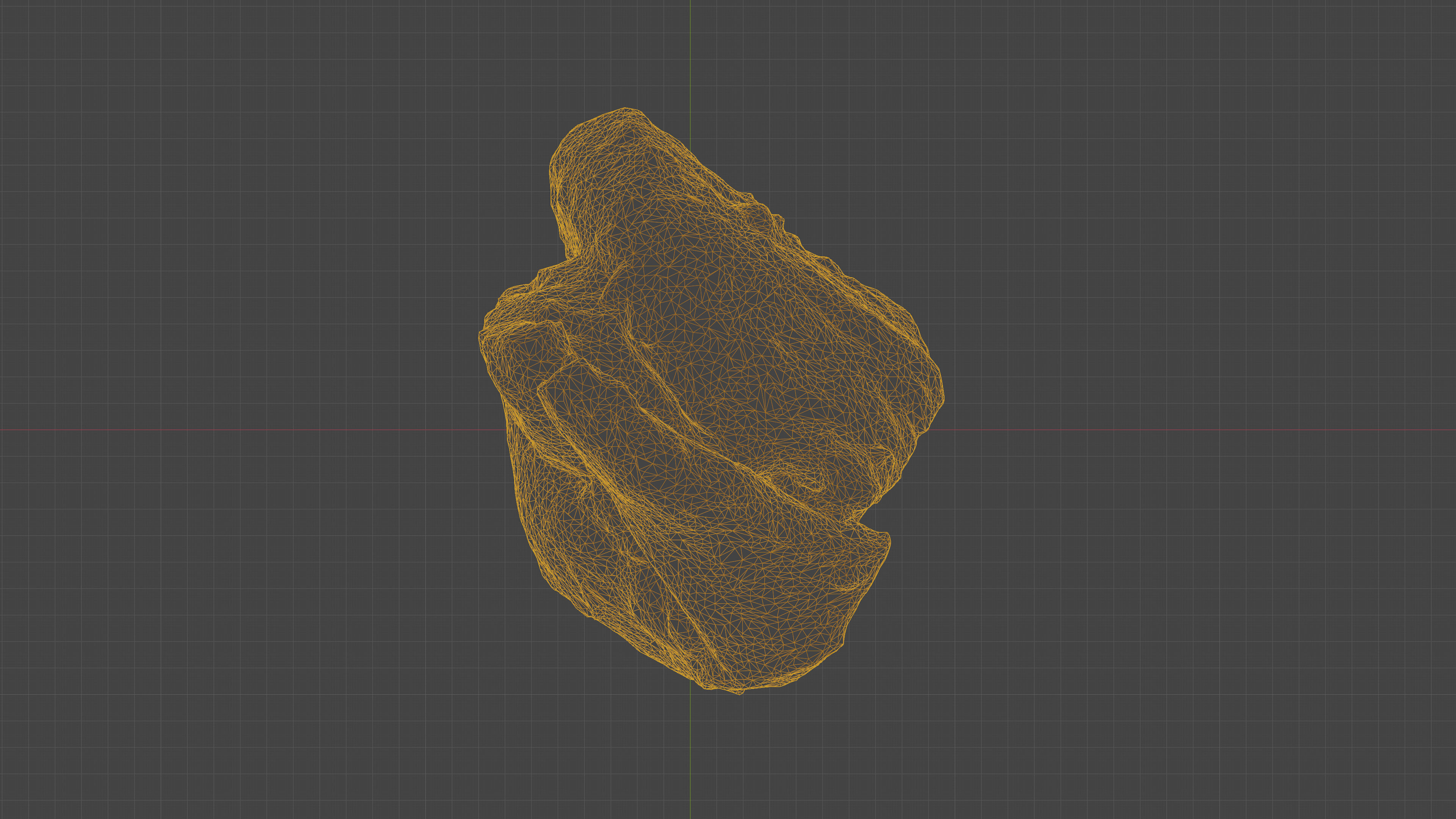 Scanned shashlik BBQ Meat on stick Low-poly 3D model_53