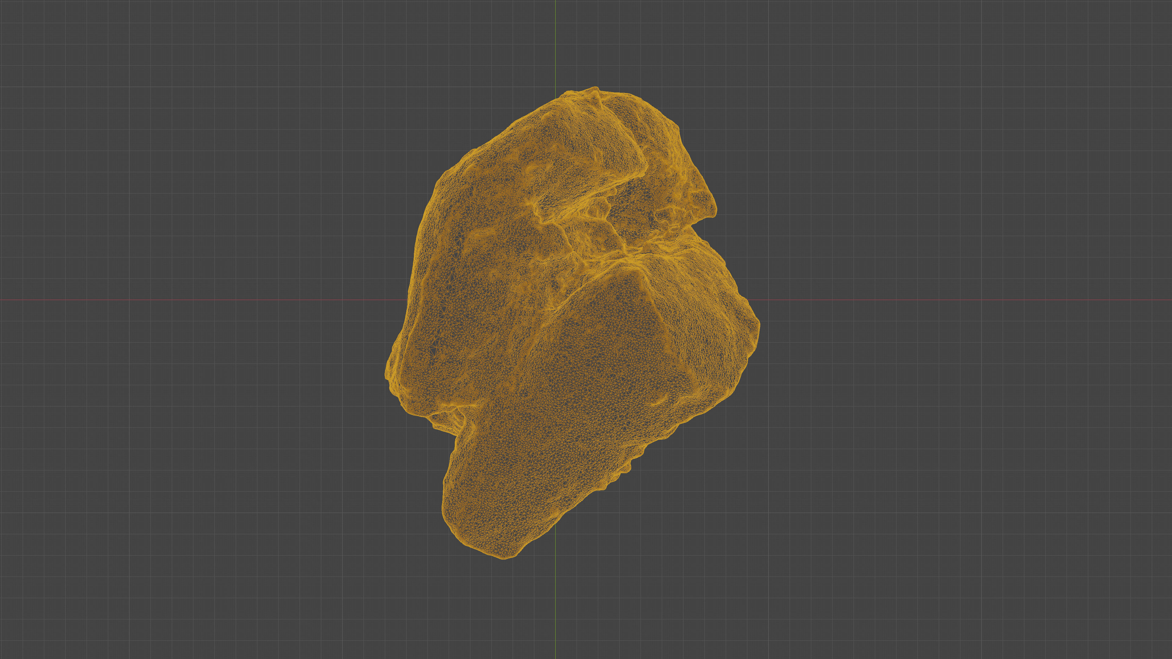 Scanned shashlik BBQ Meat on stick Low-poly 3D model_50