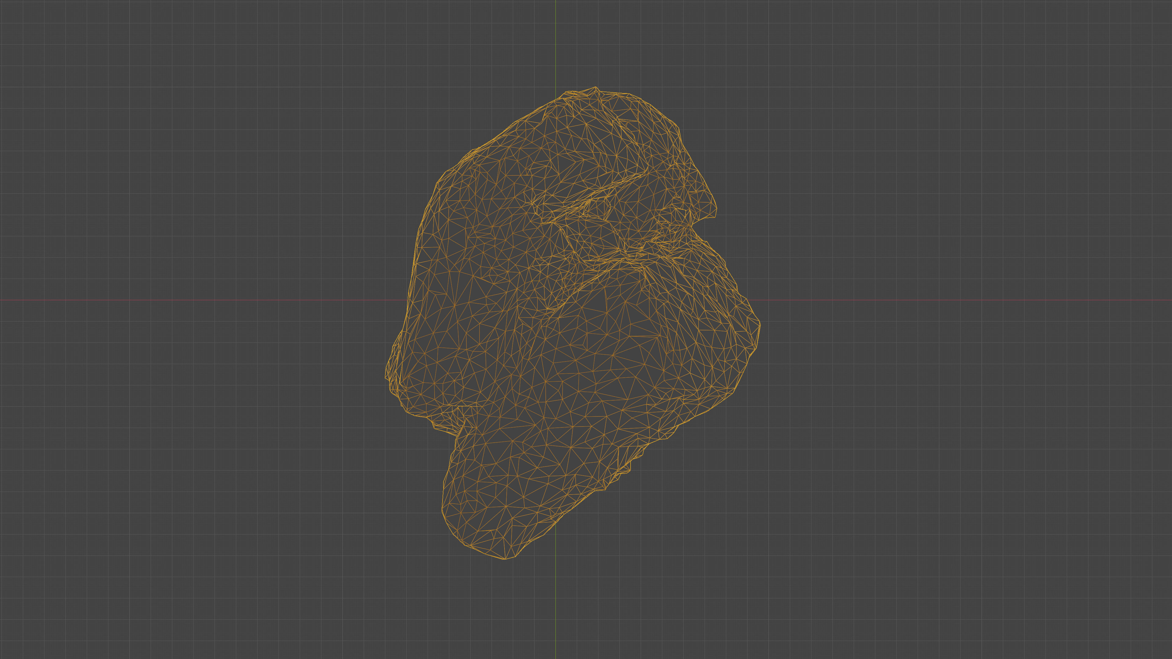 Scanned shashlik BBQ Meat on stick Low-poly 3D model_60