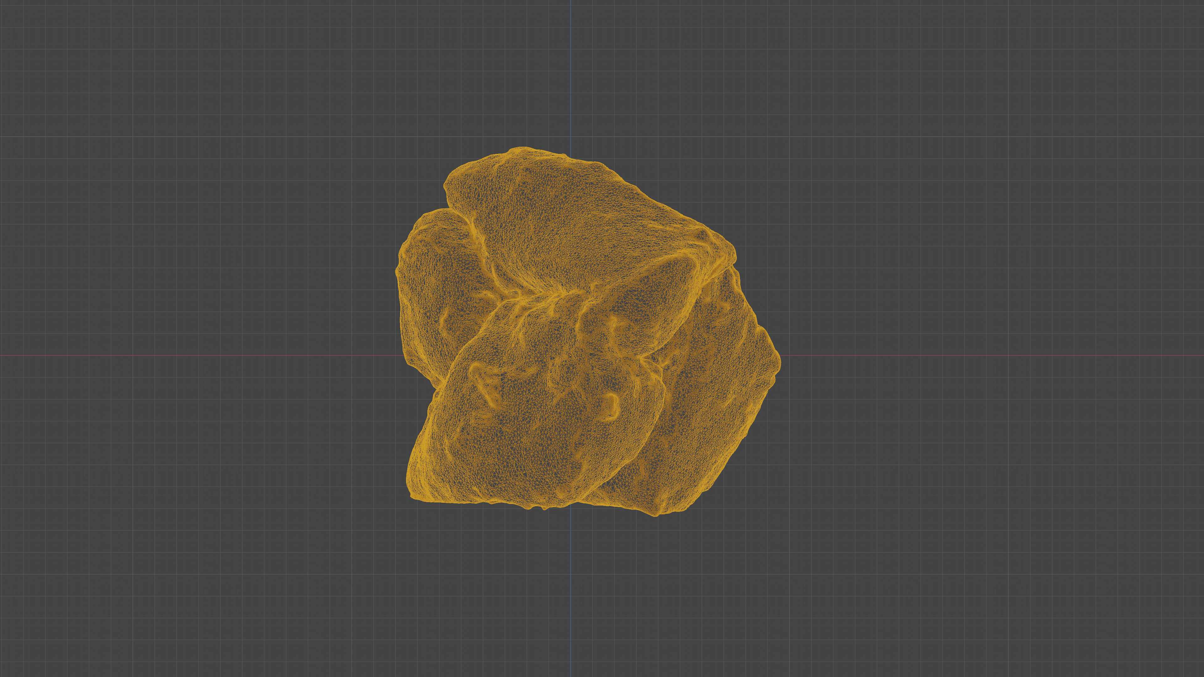 Scanned shashlik BBQ Meat on stick Low-poly 3D model_51