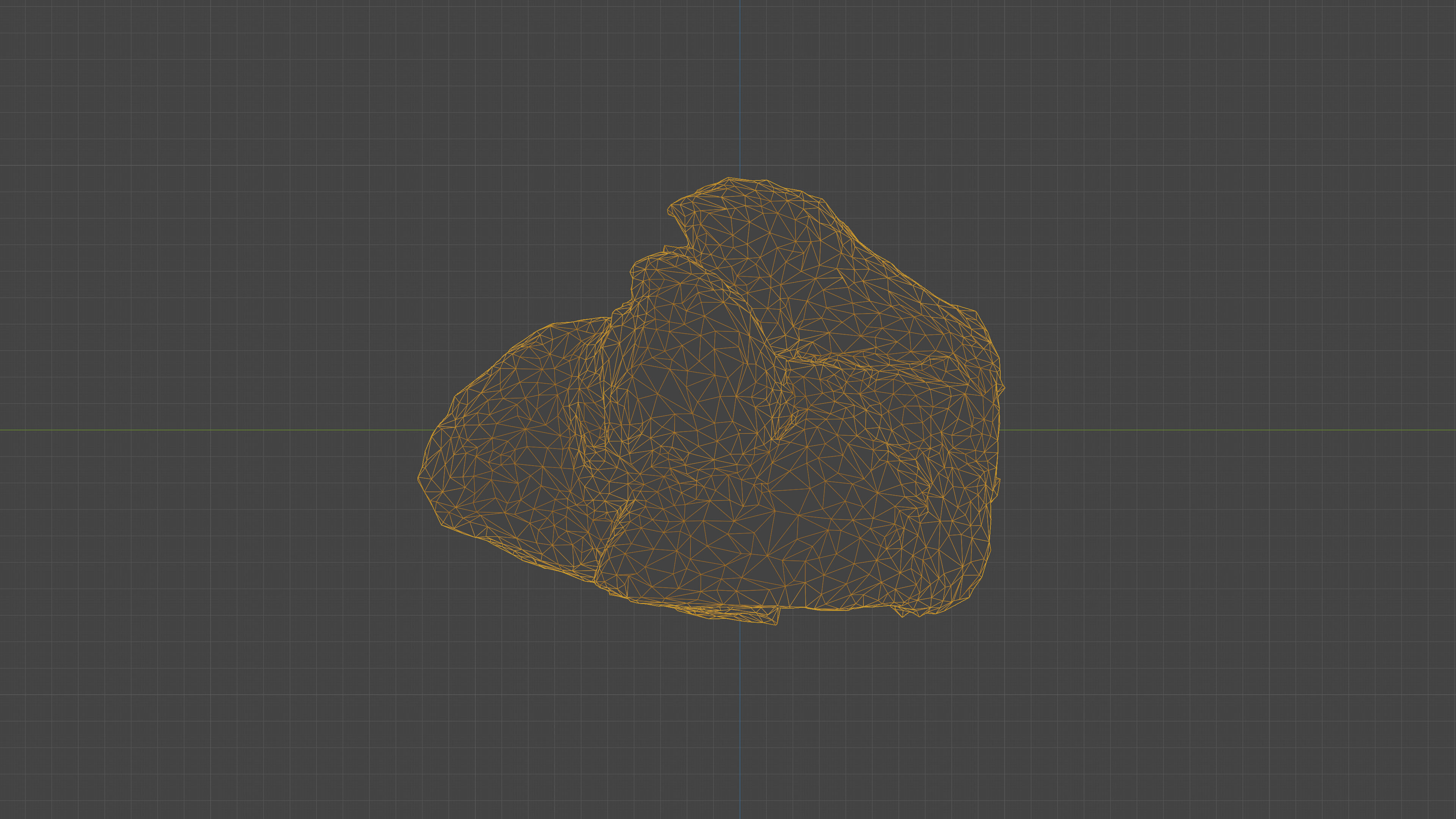 Scanned shashlik BBQ Meat on stick Low-poly 3D model_61