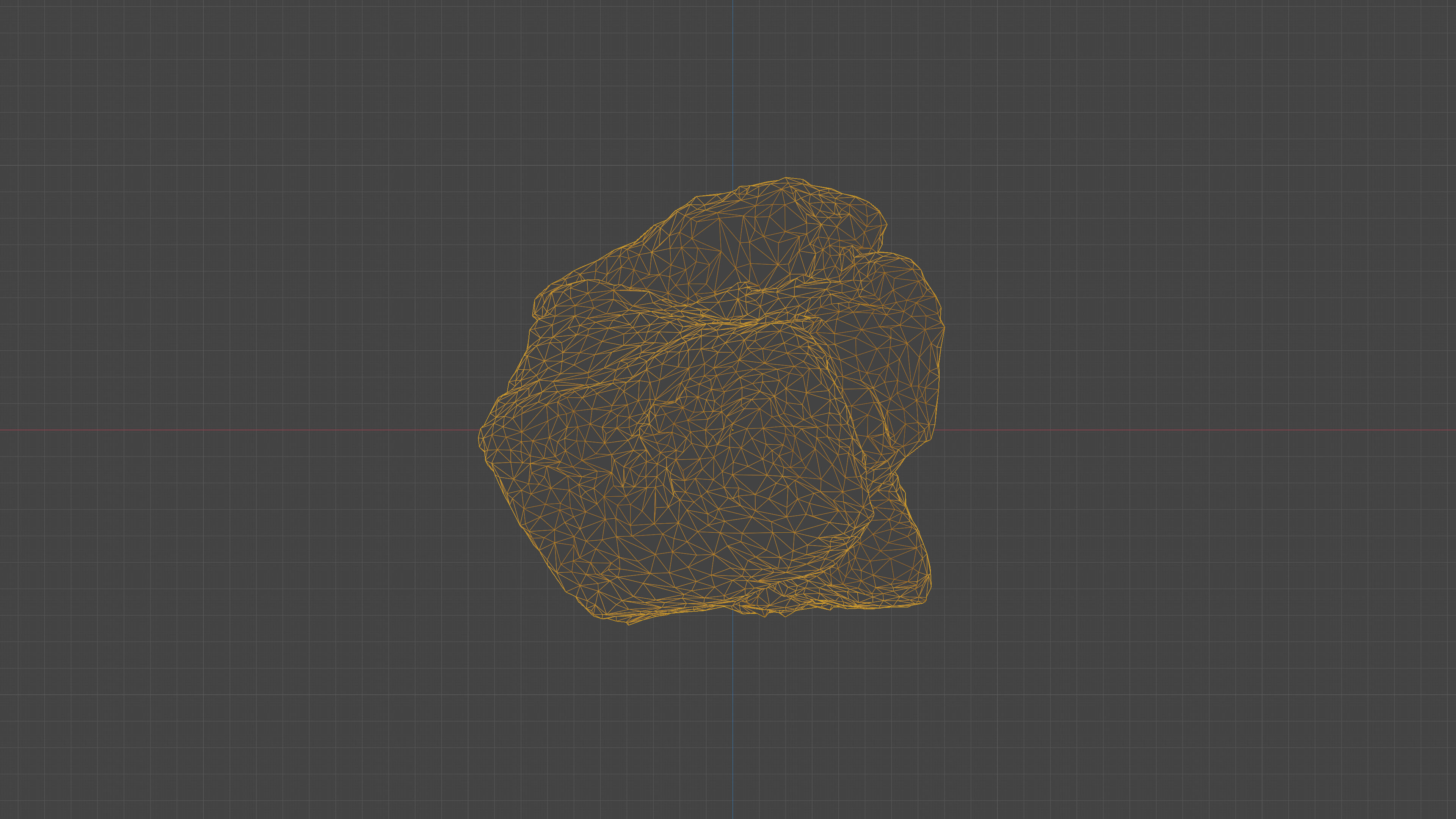 Scanned shashlik BBQ Meat on stick Low-poly 3D model_49