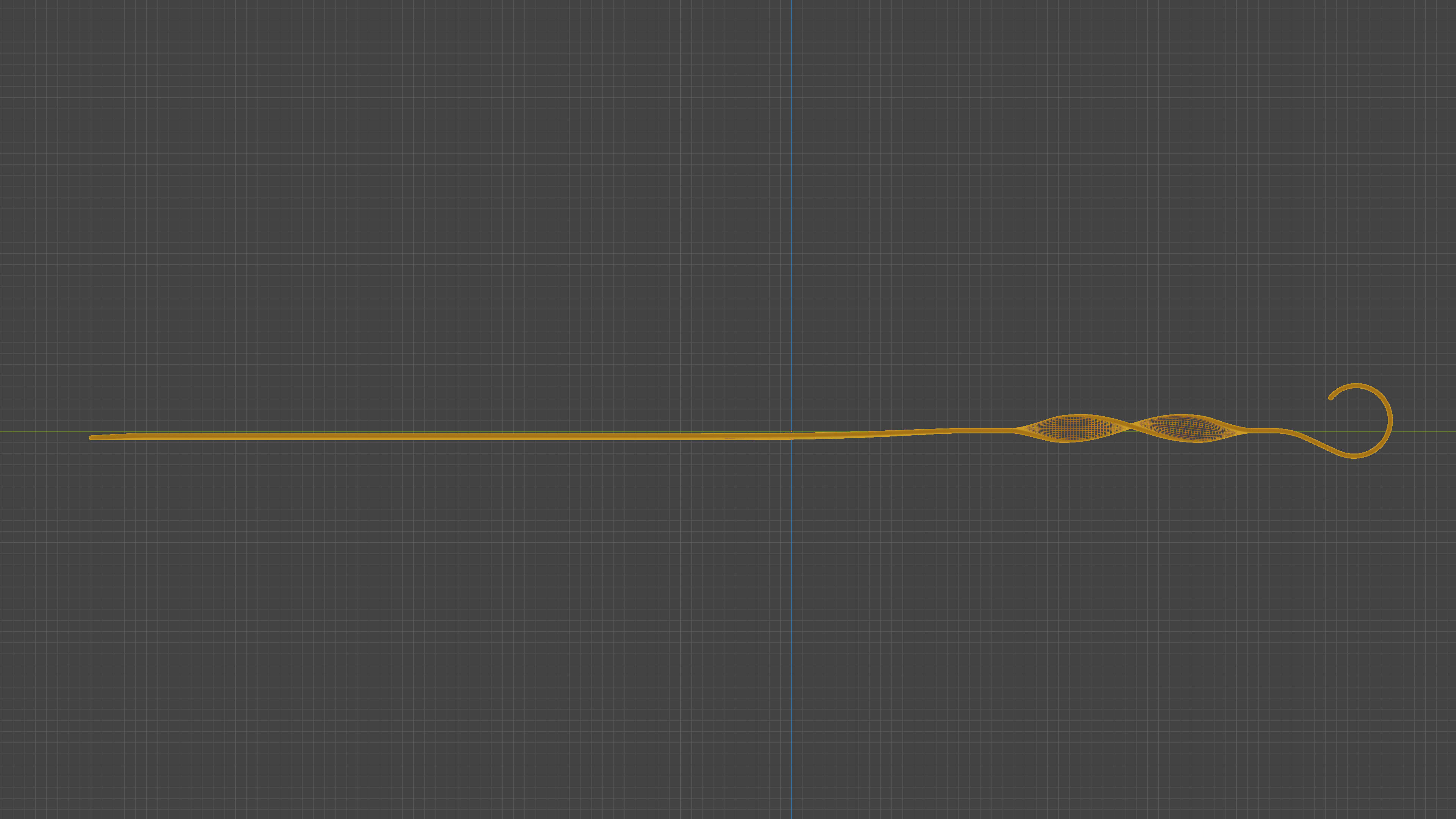 Scanned shashlik BBQ Meat on stick Low-poly 3D model_38