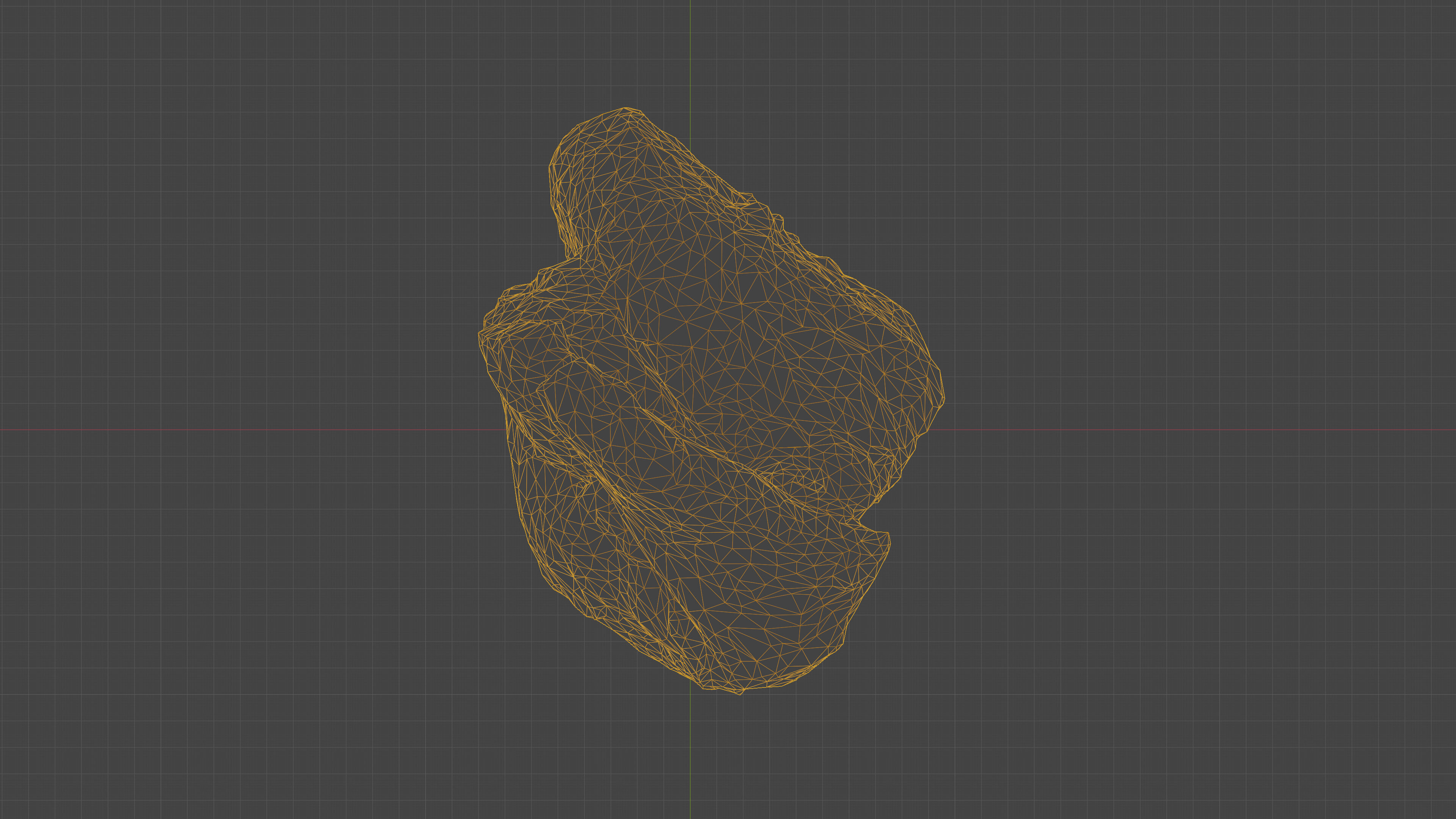 Scanned shashlik BBQ Meat on stick Low-poly 3D model_62