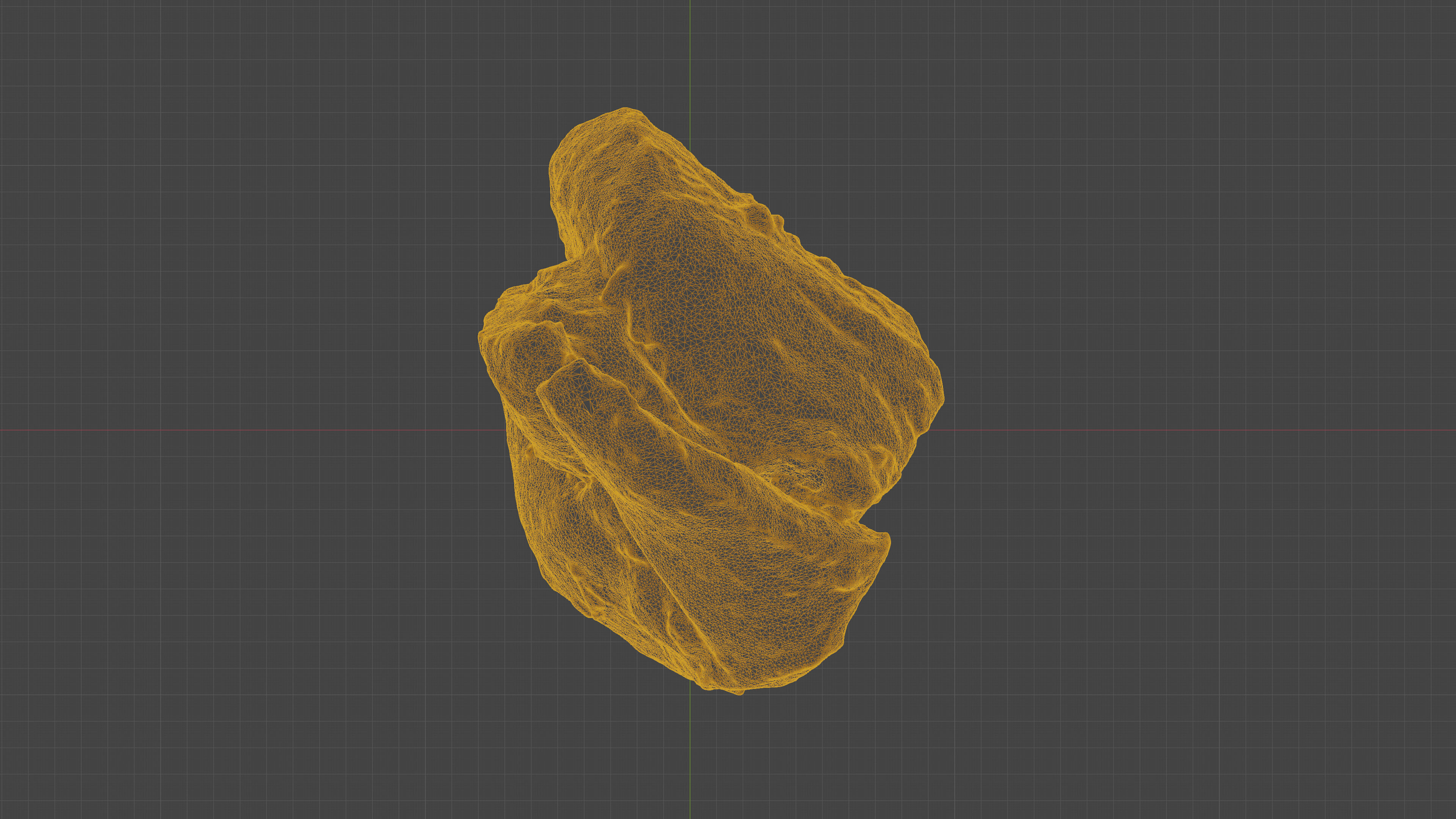 Scanned shashlik BBQ Meat on stick Low-poly 3D model_56