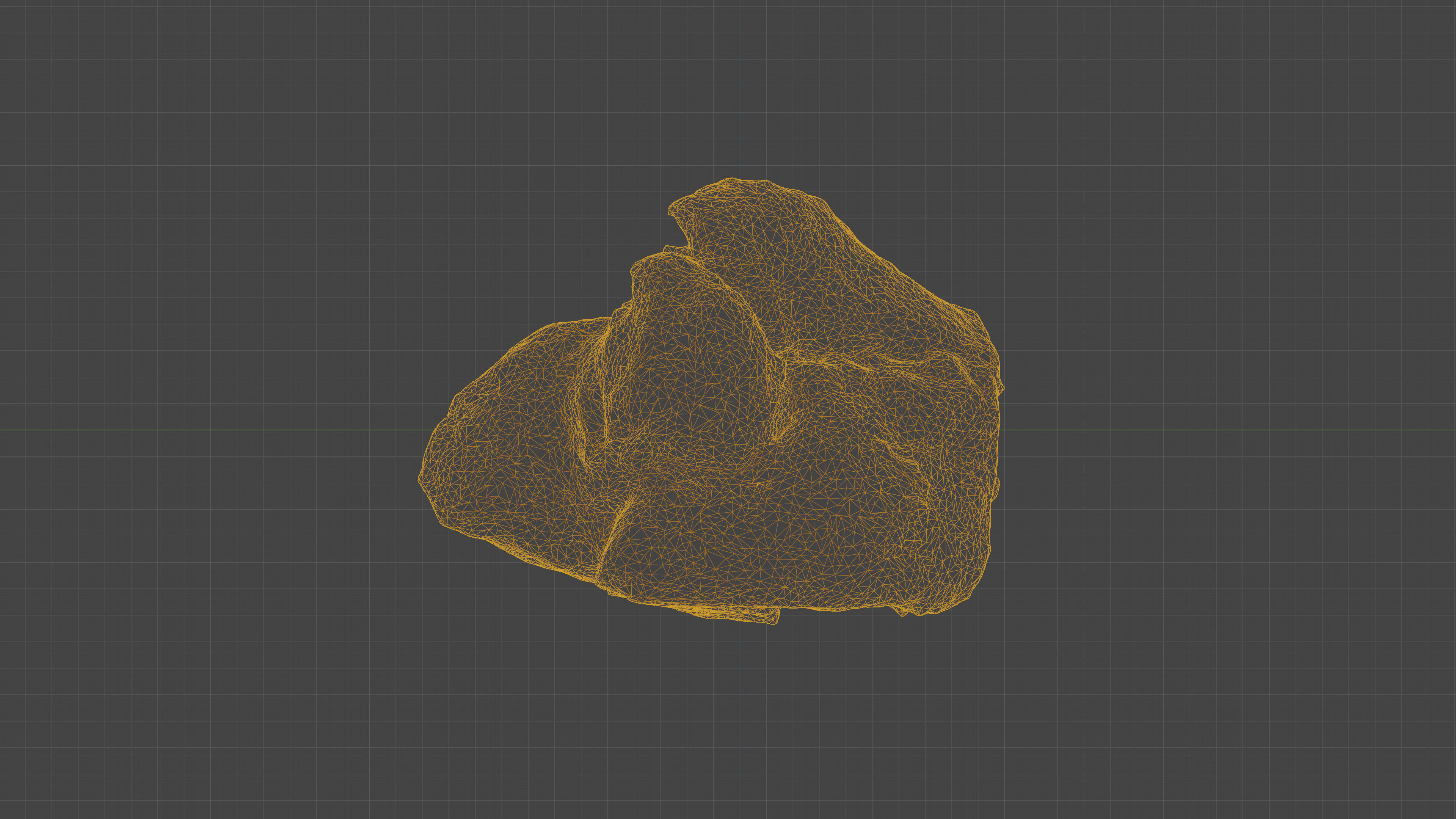 Scanned shashlik BBQ Meat on stick Low-poly 3D model_63