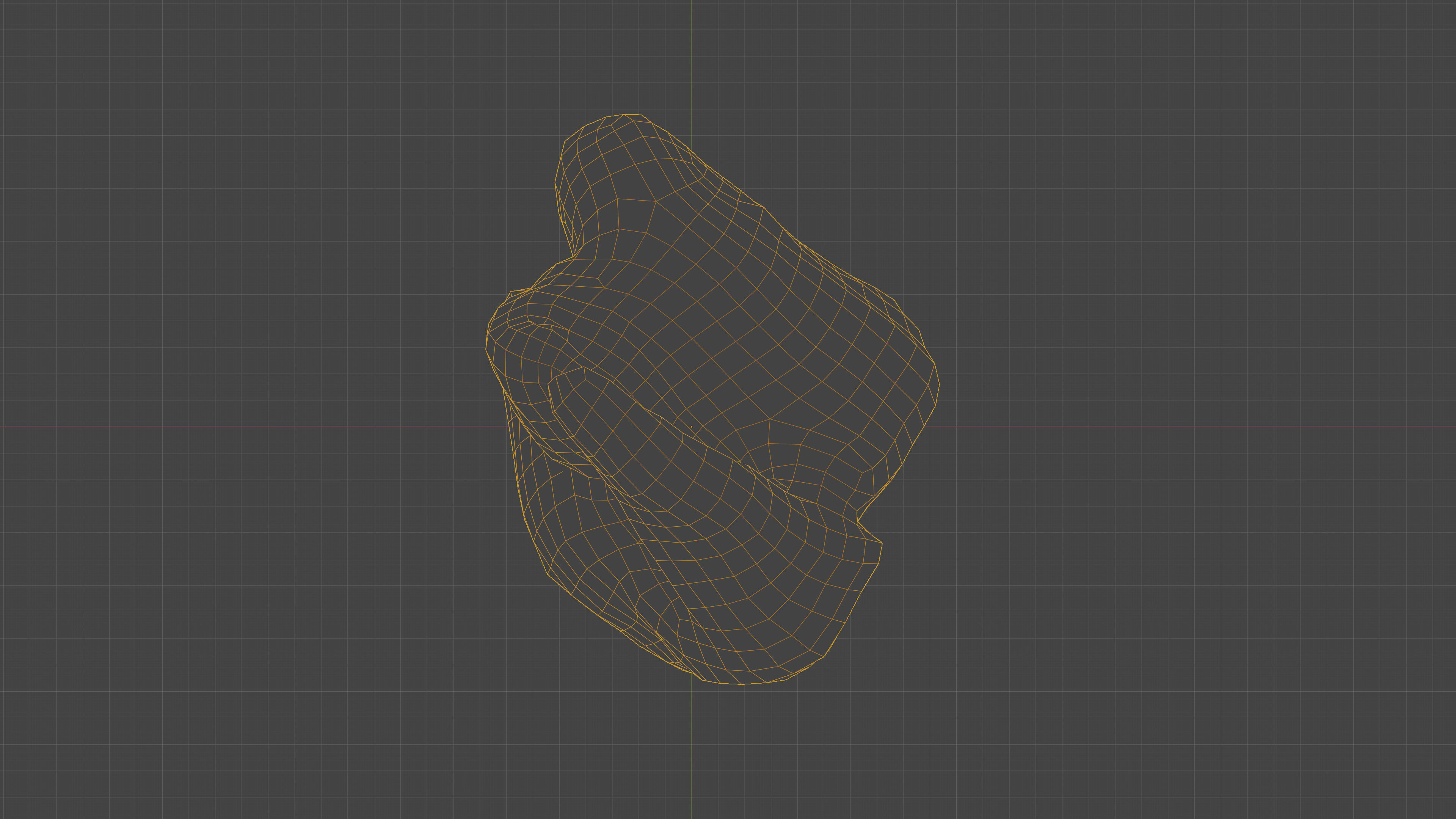 Scanned shashlik BBQ Meat on stick Low-poly 3D model_36