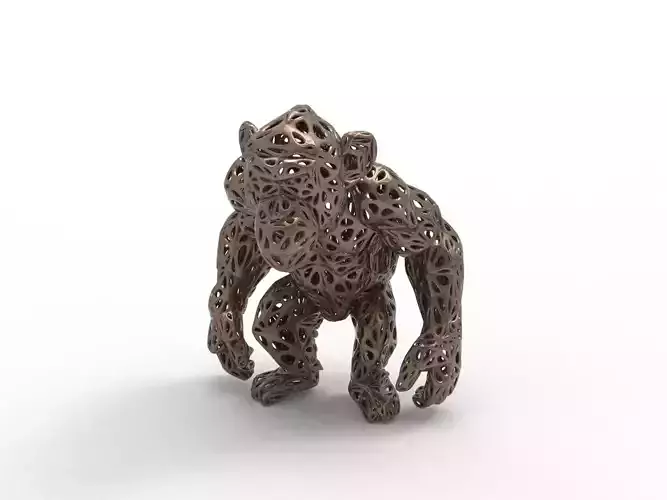 Chimpanzee Voronoi Style