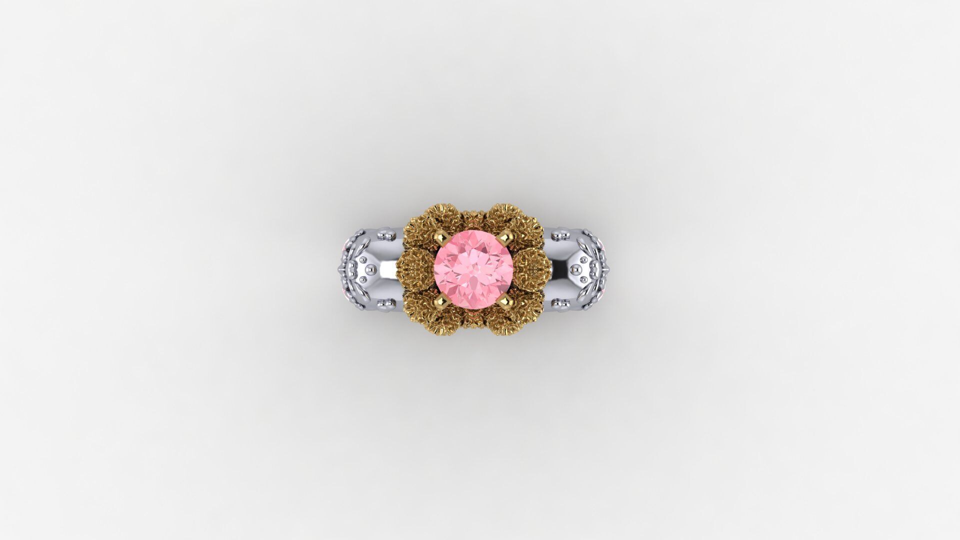 Dia de muertos ring 3D model_3