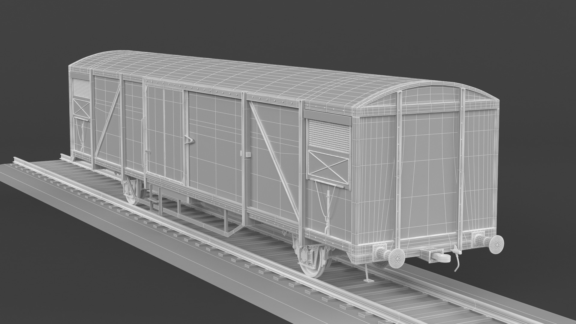 Boxcar 3D model_11