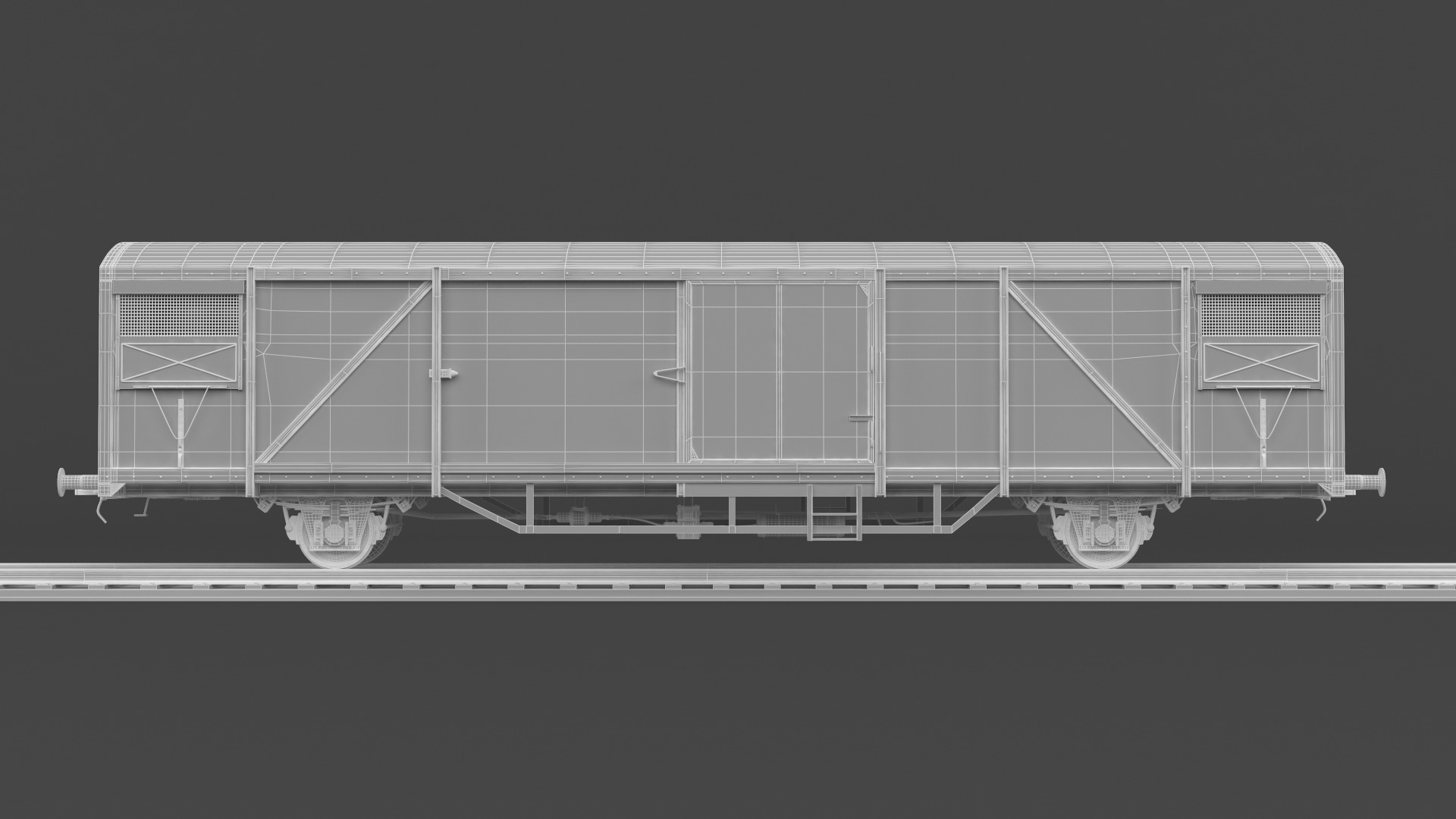 Boxcar 3D model_9
