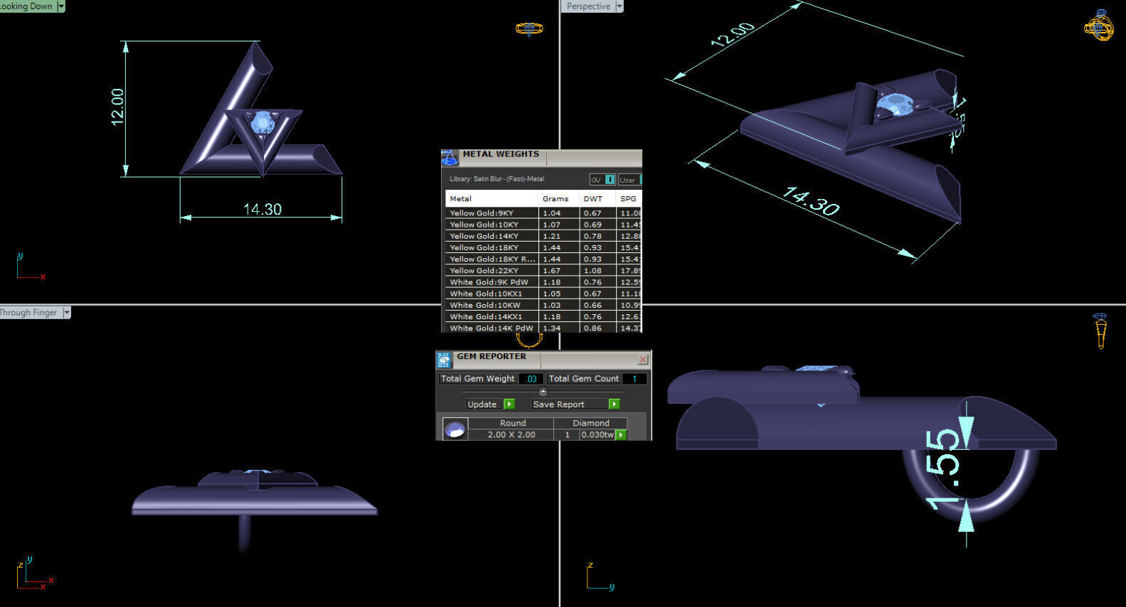 LV pendant 3D model_1