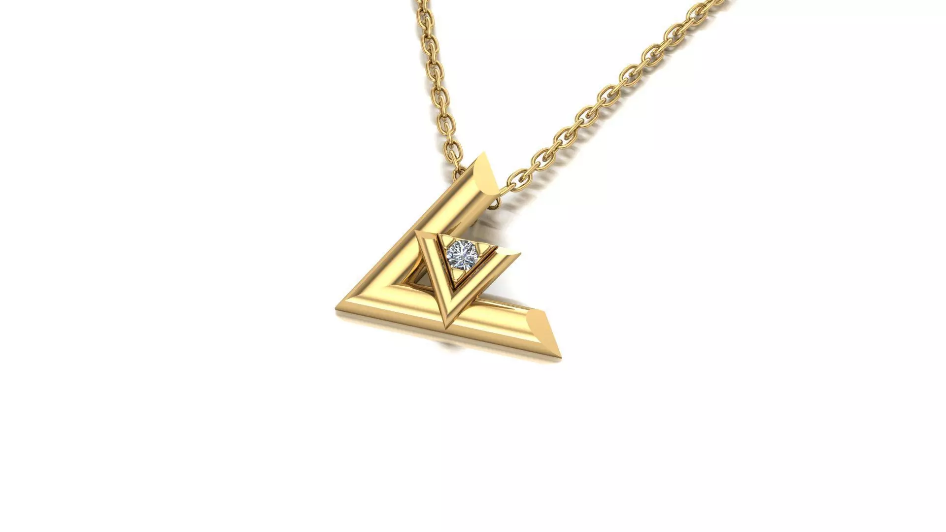 LV pendant 3D model_0