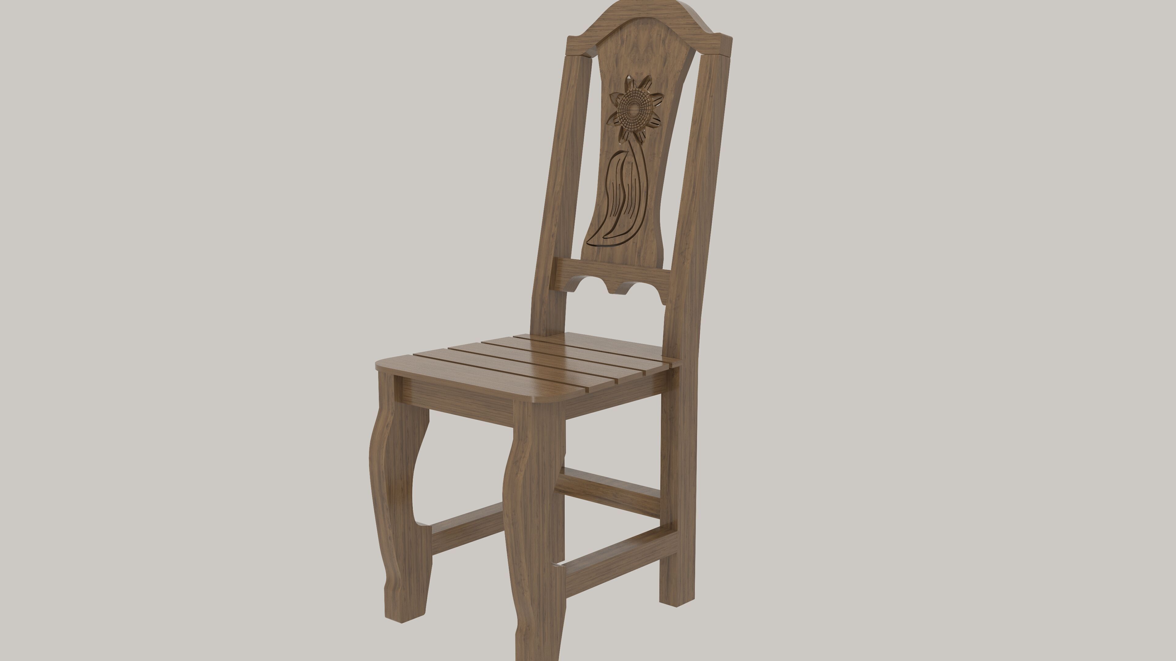 Dining room furniture 3D model_2