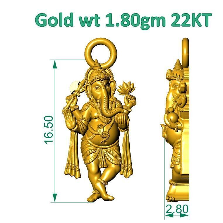 ALL TYPES OF LIGHTWEIGHT MURTI GOD IDOL PENDENT 3D print model_20
