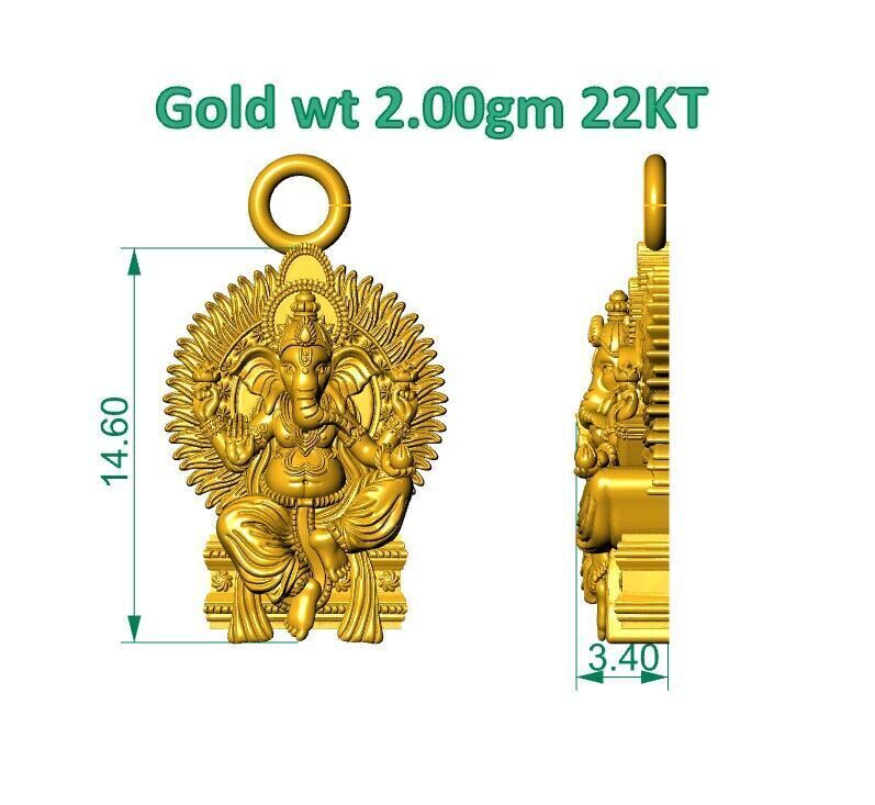 ALL TYPES OF LIGHTWEIGHT MURTI GOD IDOL PENDENT 3D print model_13
