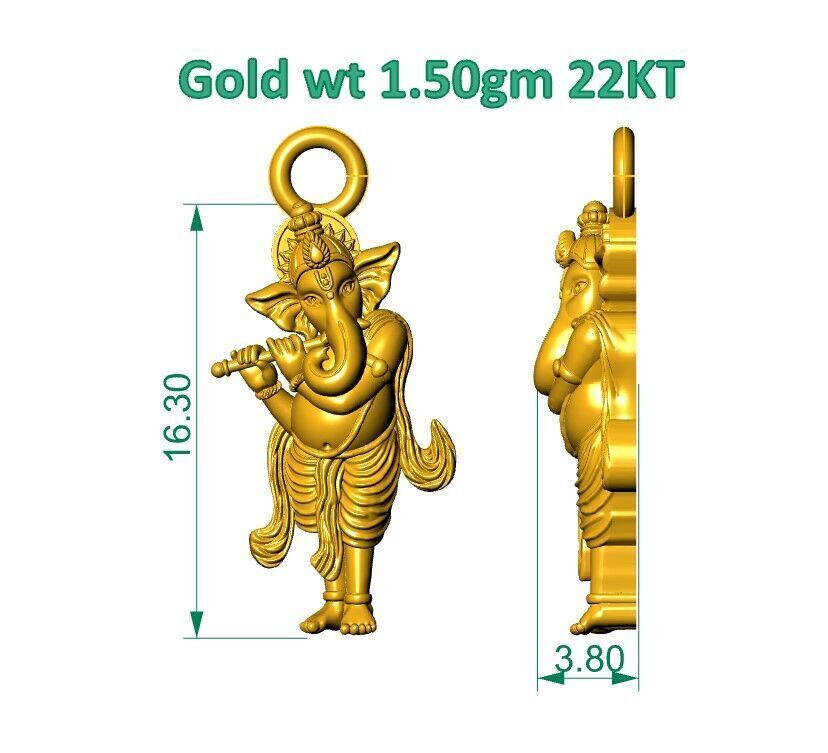 ALL TYPES OF LIGHTWEIGHT MURTI GOD IDOL PENDENT 3D print model_26