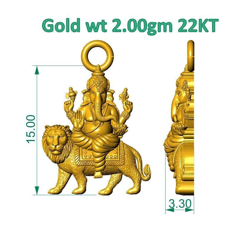 ALL TYPES OF LIGHTWEIGHT MURTI GOD IDOL PENDENT 3D print model_8