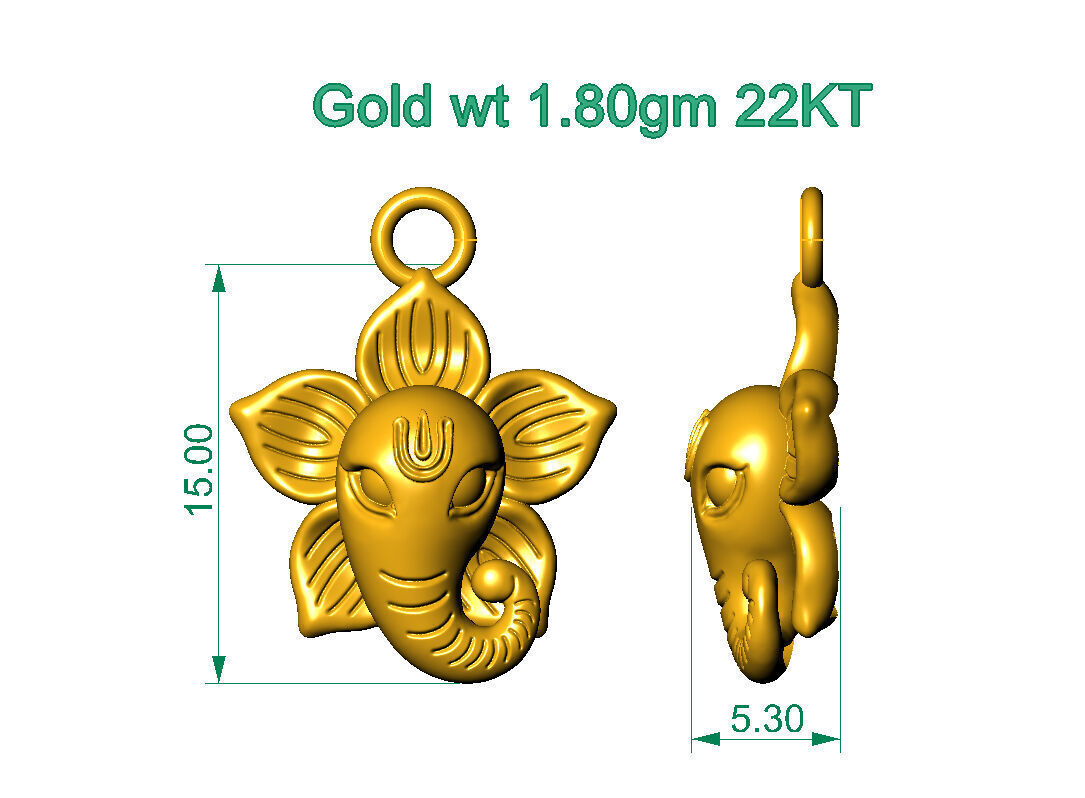 ALL TYPES OF LIGHTWEIGHT MURTI GOD IDOL PENDENT 3D print model_14