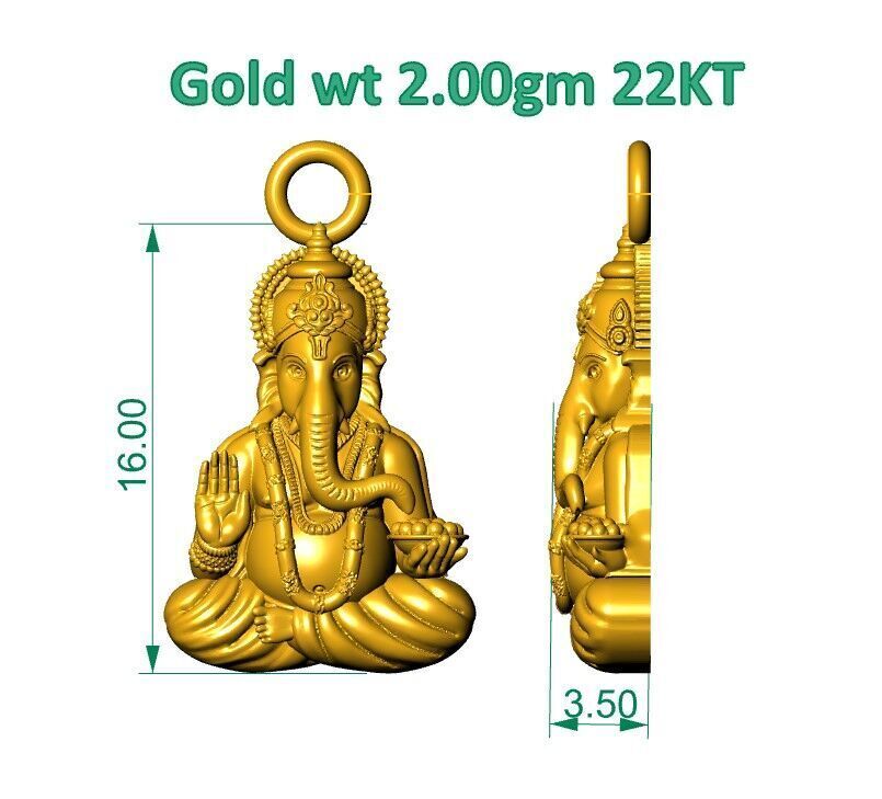 ALL TYPES OF LIGHTWEIGHT MURTI GOD IDOL PENDENT 3D print model_10