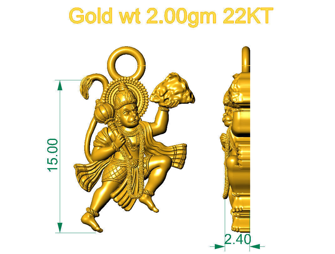 ALL TYPES OF LIGHTWEIGHT MURTI GOD IDOL PENDENT 3D print model_29