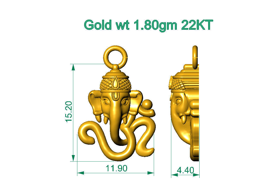 ALL TYPES OF LIGHTWEIGHT MURTI GOD IDOL PENDENT 3D print model_16