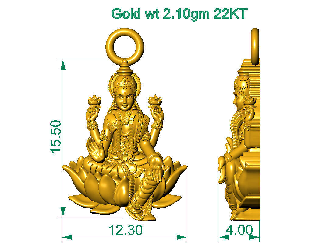 ALL TYPES OF LIGHTWEIGHT MURTI GOD IDOL PENDENT 3D print model_34
