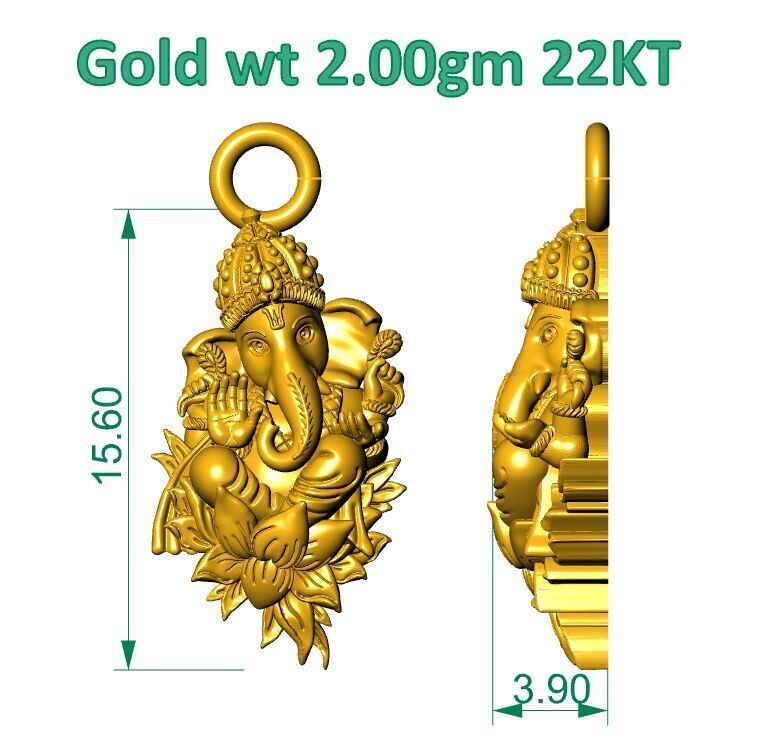 ALL TYPES OF LIGHTWEIGHT MURTI GOD IDOL PENDENT 3D print model_23