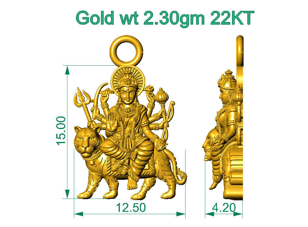 ALL TYPES OF LIGHTWEIGHT MURTI GOD IDOL PENDENT 3D print model_27