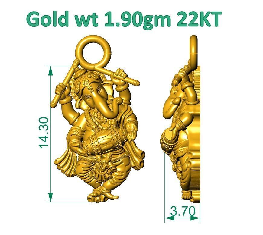 ALL TYPES OF LIGHTWEIGHT MURTI GOD IDOL PENDENT 3D print model_21