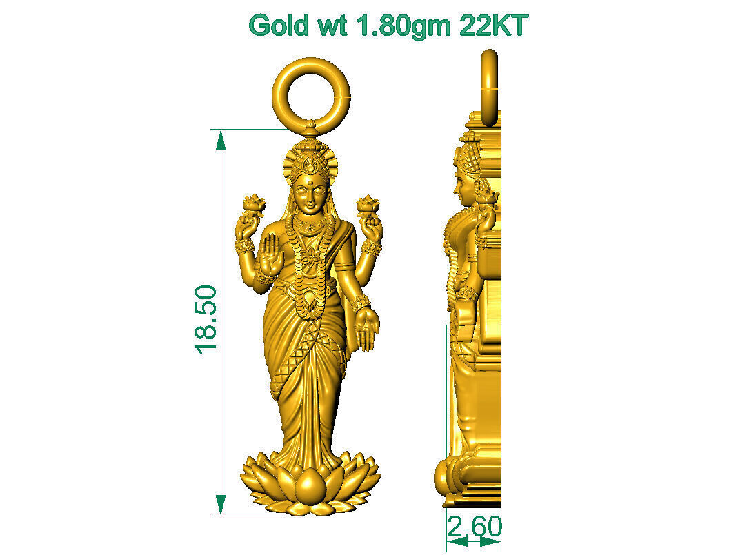 ALL TYPES OF LIGHTWEIGHT MURTI GOD IDOL PENDENT 3D print model_37