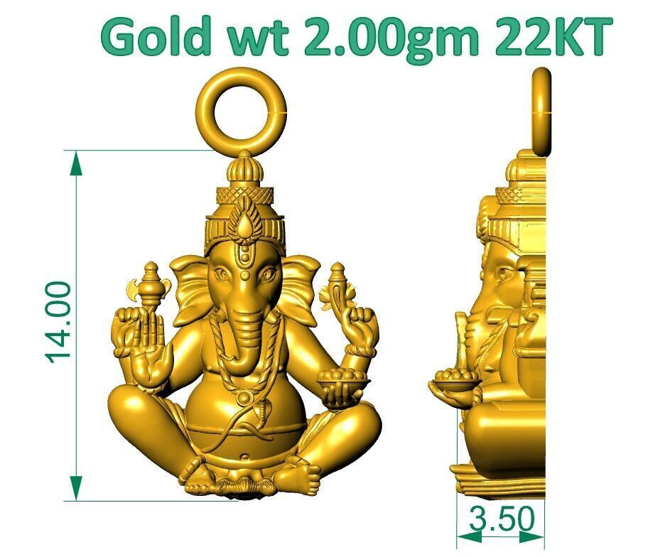 ALL TYPES OF LIGHTWEIGHT MURTI GOD IDOL PENDENT 3D print model_18