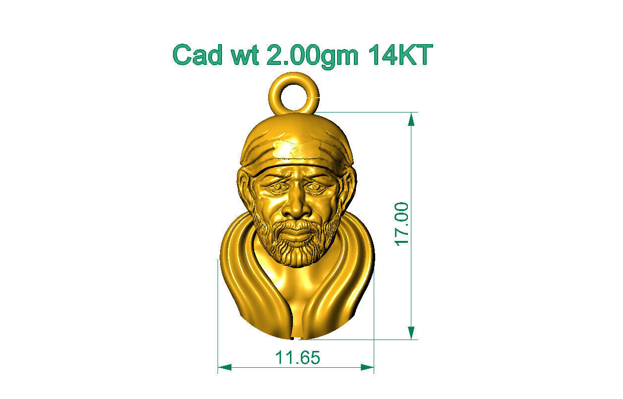 ALL TYPES OF LIGHTWEIGHT MURTI GOD IDOL PENDENT 3D print model_51