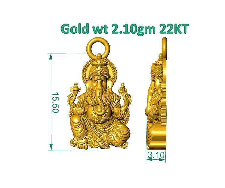 ALL TYPES OF LIGHTWEIGHT MURTI GOD IDOL PENDENT 3D print model_12