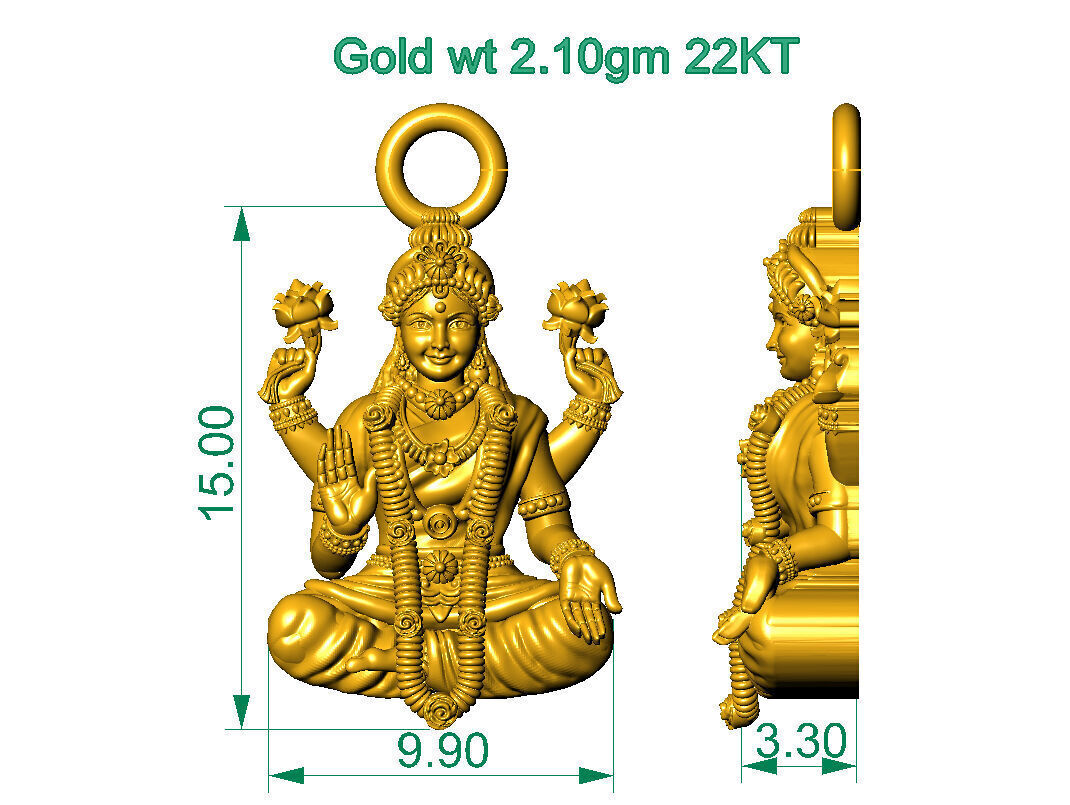 ALL TYPES OF LIGHTWEIGHT MURTI GOD IDOL PENDENT 3D print model_42