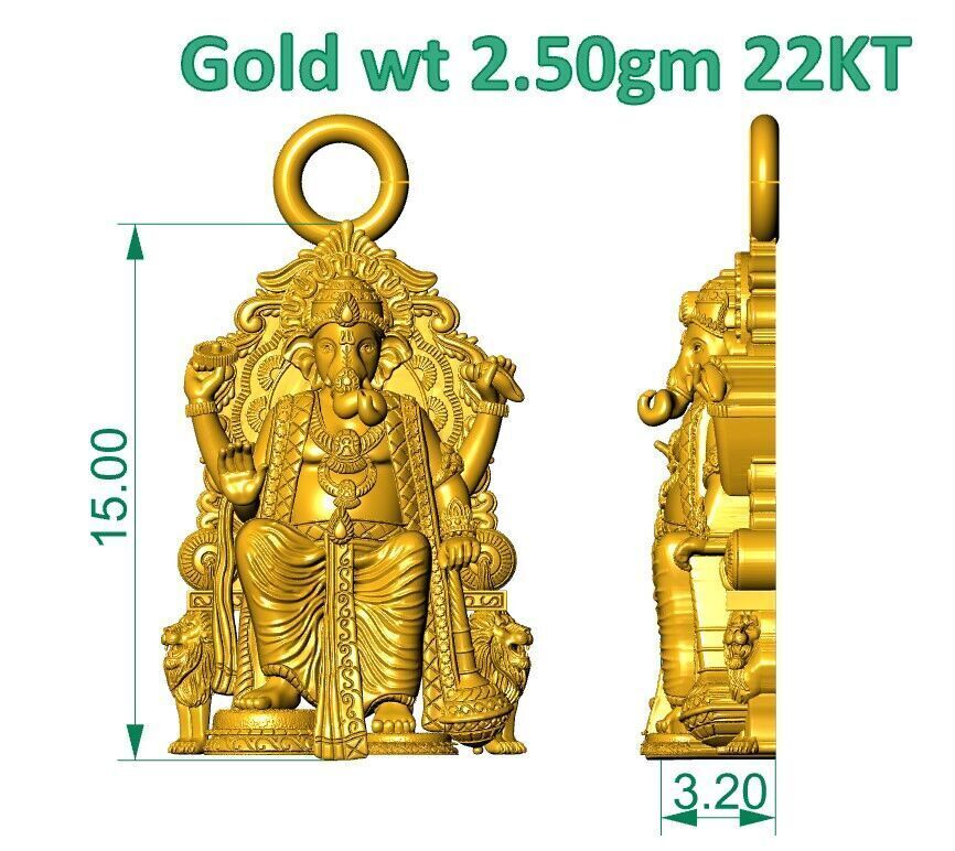 ALL TYPES OF LIGHTWEIGHT MURTI GOD IDOL PENDENT 3D print model_1